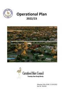 2022-23 Adopted Operational Plan Cover